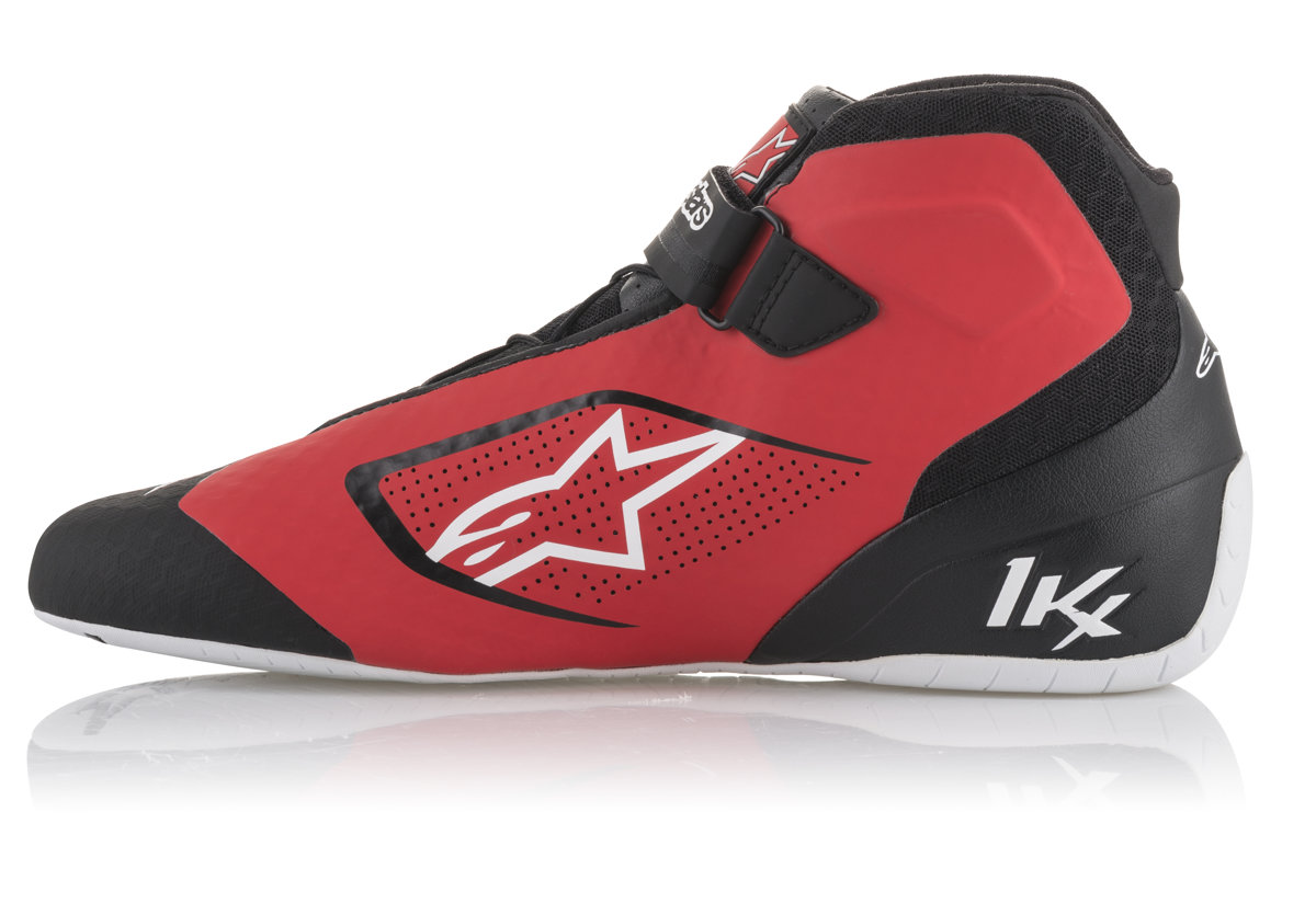 Alpinestars Karting Schuhe Tech 1-KX  Schwarz Rot Weiß 40